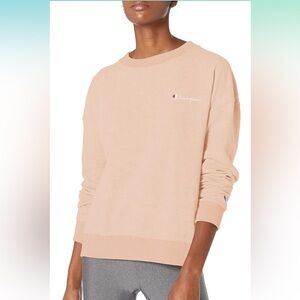 Champion size Medium salmon colored sweatshirt. {284}
